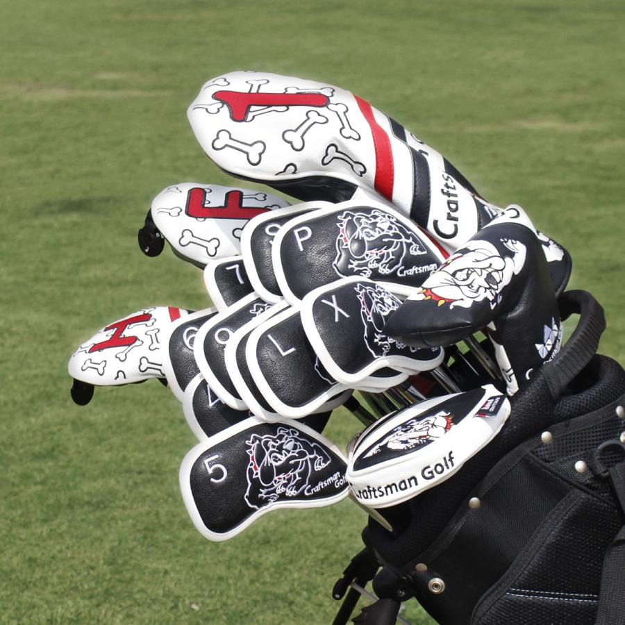 税込 Craftsman クラフトマン ゴルフヘッドカバー ウッドカバー Headcover ドライバー フェアウェイ ユーティリティー ブルドッグシリーズ 4枚セット Yh3902 楽勝ゴルフ用品専門店 通販 Yahoo ショッピング