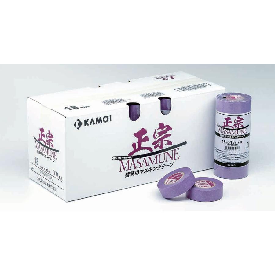 カモ井（KAMOI） カモ井加工紙 正宗 建築塗装用 30mm×18m 40巻/箱