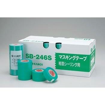 SB-246S 粗面シーリング用マスキングテープ 700巻 カモ井 シーリングテープ SB246S 粗面 18mmX18m 700巻 : 楽商事株式