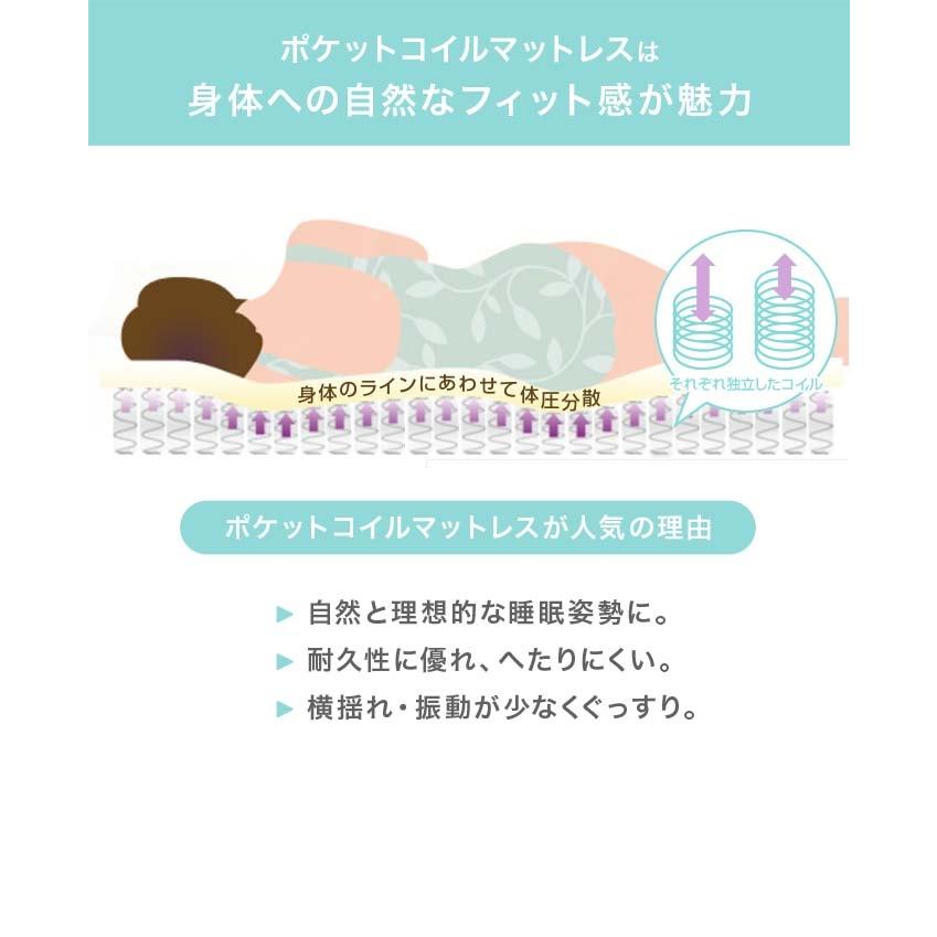 シングルベッド ベット マットレス付き ローベッド シングル コンセント ヘッドボード 【MORNING】 すのこ 超高密度ハイグレードポケットコイルマットレス付き