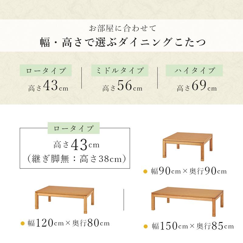 HAGiHARA こたつテーブル こたつ ハイタイプ コタツ 長方形 120 HAGiHARA こたつテーブル こたつ ハイタイプ コタツ 長方形 120