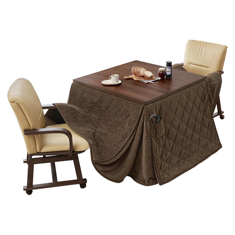 こたつセット テーブル・椅子・掛け布団 HAGiHARA（萩原） ダイニングこたつテーブル 椅子掛け布団付き4点