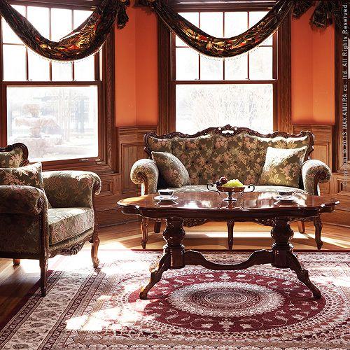 MUSTBUY ソファー 2人掛け アンティーク クラシカル おしゃれ