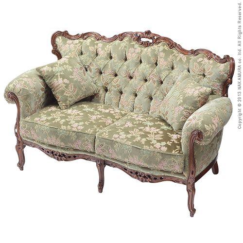 n3139r118金華山織 2人掛けソファ 気品溢れるエレガントなベンチソファ n3139r118金華山織 2人掛けソファ 気品溢れるエレガントなベンチソファ