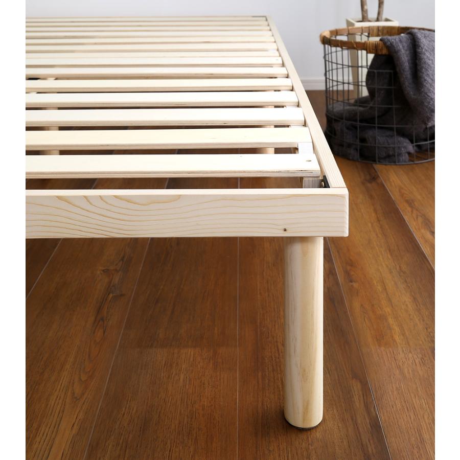 【シングル】すのこベッド  北欧パイン材 低ホルムアルデヒド ナチュラル すのこベッド シングル 北欧パイン材 低ホルムアルデヒド ホワイト