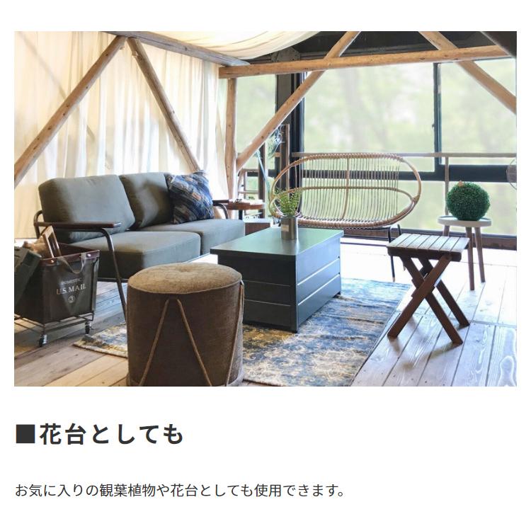 ローテーブル ラック 棚 おしゃれ 円形 丸 木目 レトロ 天然木ミンディ