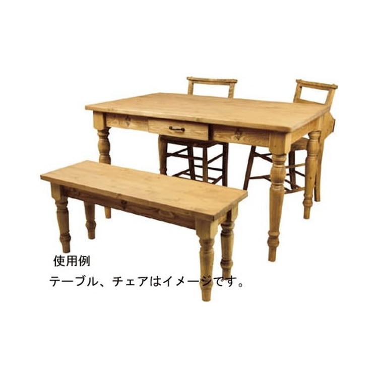 ダイニングチェア ベンチ 木製 ナチュラル アンティーク カントリー