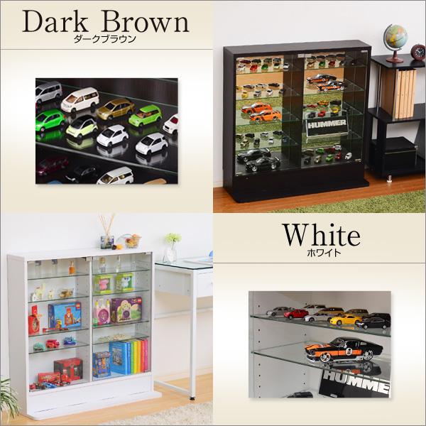 ホームテイスト（HOME taste） ラック 棚 ガラス コレクション 飾り棚