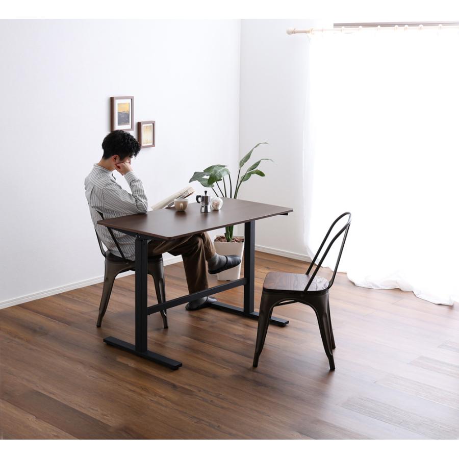 昇降式テーブル　ハイタイプ 昇降式テーブル「フィット Eタイプ(正方形) ハイタイプ」幅80cmx高さ