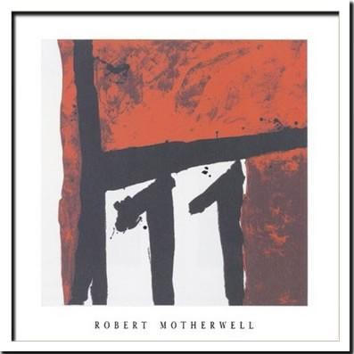 アートパネル 額 フレーム 飾り おしゃれ モダンアート デザイン 壁掛け ウォールデコレーション Robert Motherwell Mexican night 1979 1050x1050mmの画像