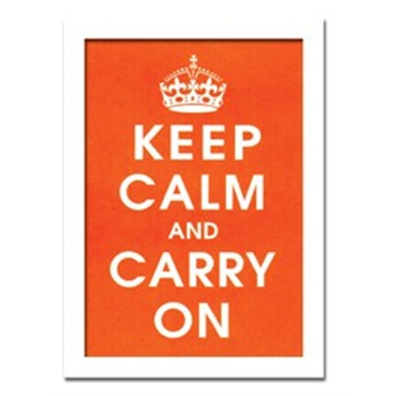 アート アートパネル 額 飾り おしゃれ ポスター 壁掛 タイポグラフィ デザイン ロゴ Keep Calm orange 355x505mm