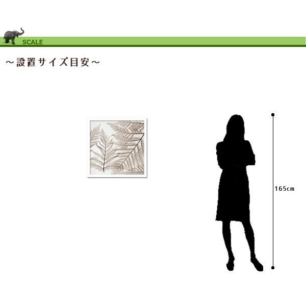 アート アートパネル 額 フレーム 飾り おしゃれ モダンアート 壁掛け 幻想的 植物 レントゲン インパクト フェーンズ シダ 65x65cm_5