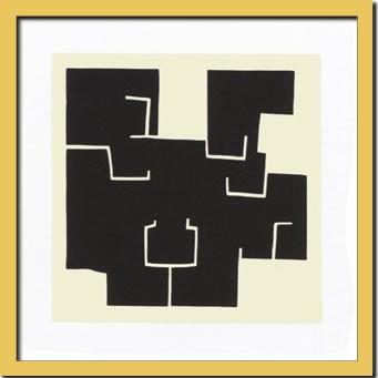 アートパネル 額 フレーム おしゃれ モダンアート 壁掛け ウォールデコレーション 抽象画 Thierry, Montigny Cuzco, 2008 750x750mmの画像