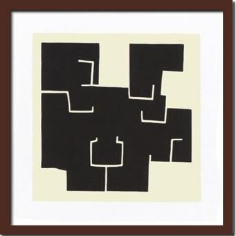 アートパネル 額 フレーム おしゃれ モダンアート 壁掛け ウォールデコレーション 抽象画 Thierry, Montigny Cuzco, 2008 750x750mmの画像