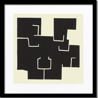アートパネル 額 フレーム おしゃれ モダンアート 壁掛け ウォールデコレーション 抽象画 Thierry, Montigny Cuzco, 2008 750x750mmの画像