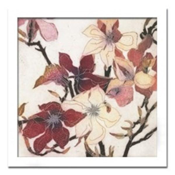 アート アートパネル 額 おしゃれ 絵画 モダンアート 壁掛 Jenni Christensen Magnolias XIX 507x507mm