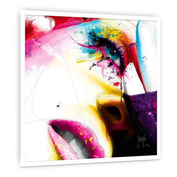 アートパネル 額 フレーム おしゃれ パトリスマルチアーノ 壁掛け ウォールデコレーション 抽象画 Murciano.Patrice Sensual Colors 75x75cmの画像