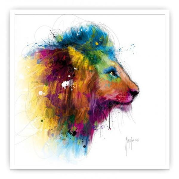 アート アートパネル 75cm 正方形 Patrice Murciano 壁掛 絵画 モダン インテリア おしゃれ 動物 ライオン