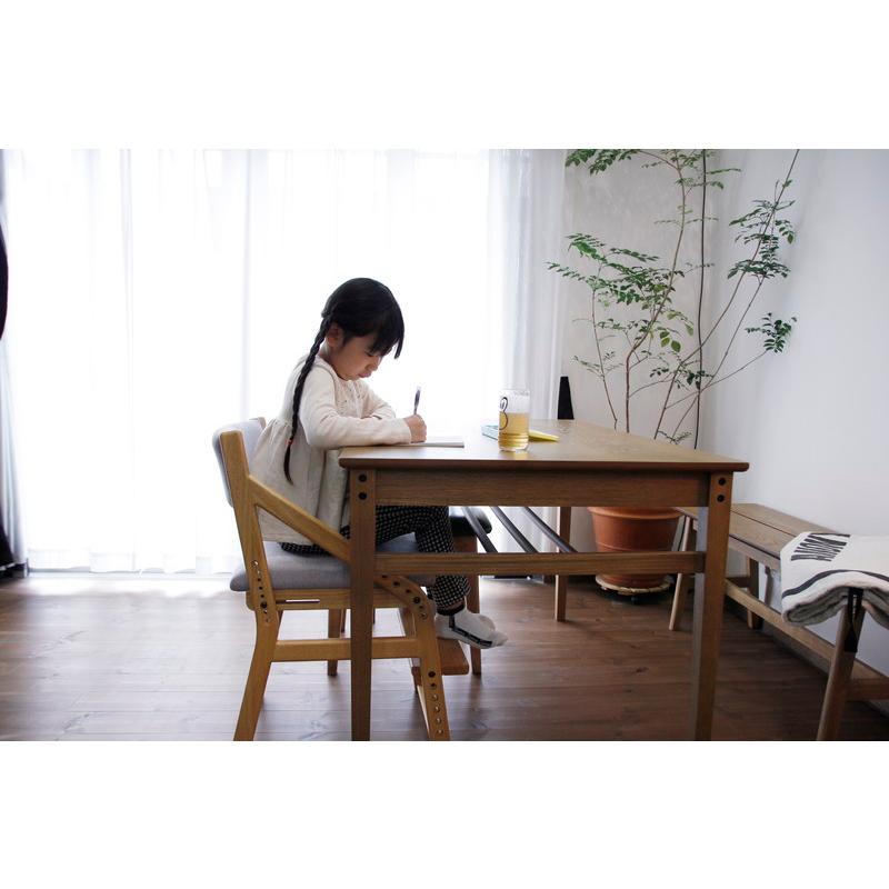 学習椅子 デスクチェア おしゃれ ナチュラルモダン 高さ調節 完成品 安全安心 頑丈 木製 子供 キッズ 勉強イス 正しい姿勢を保てる 長く使える_5
