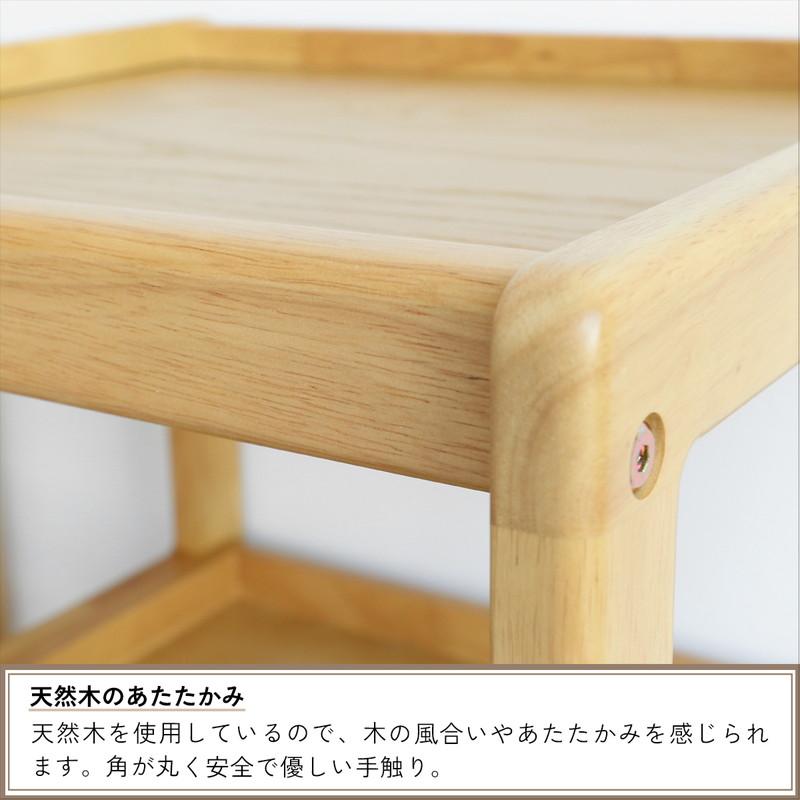 ランドセルラック 棚 木製 ナチュラルモダン おしゃれ 木目柄 子供部屋 シェルフ キャスター 幅40cm