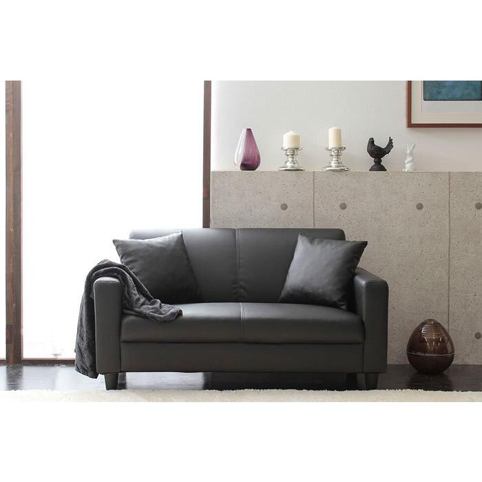 モダン ブラック ソファ 2人掛け 2人掛けソファー（黒） 15，000円（税込み） 1850mm×900mm