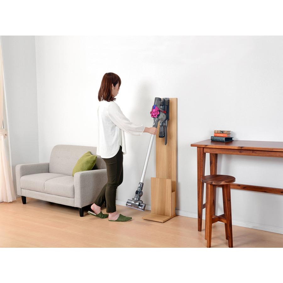 掃除機スタンド クリーナーラック マキタ ダイソン対応 おしゃれ 木製