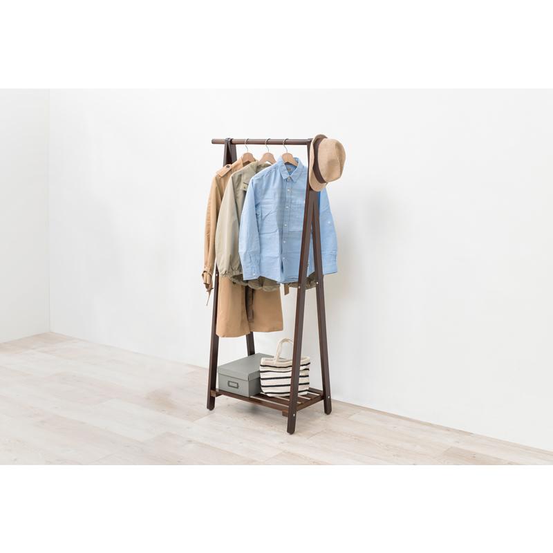 HAGiHARA（萩原） ハンガーラック 洋服掛け おしゃれ ナチュラルモダン