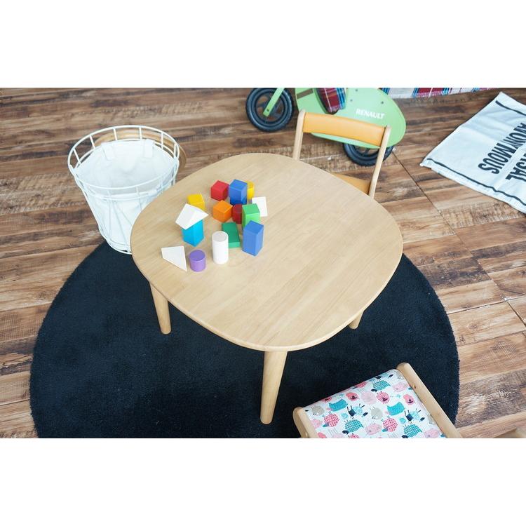 キッズテーブル 子供部屋 62%OFF 幼児用 デスク 円形 丸型 ナチュラル 北欧モダン 限定版 かわいい 木製 コンパクト W600xD600xH420mm