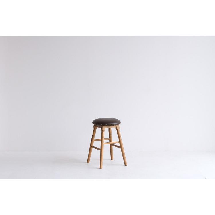 ICHIBA 丸椅子 チェア スツール 木製 おしゃれ アンティーク