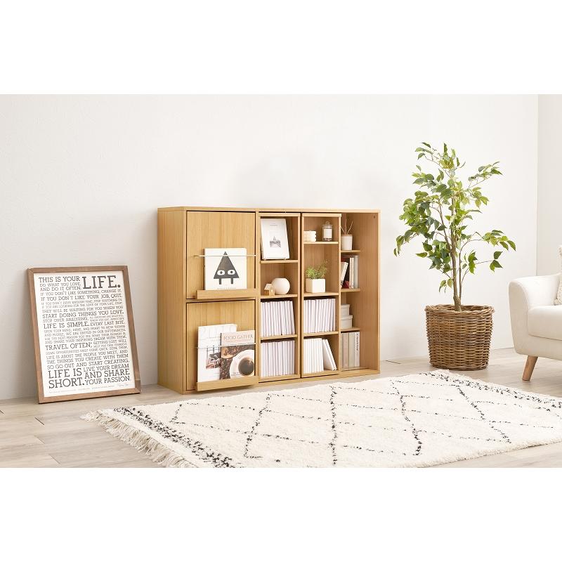 HAGiHARA（萩原） 本棚 おしゃれ ラック 大容量 おしゃれ ナチュラル