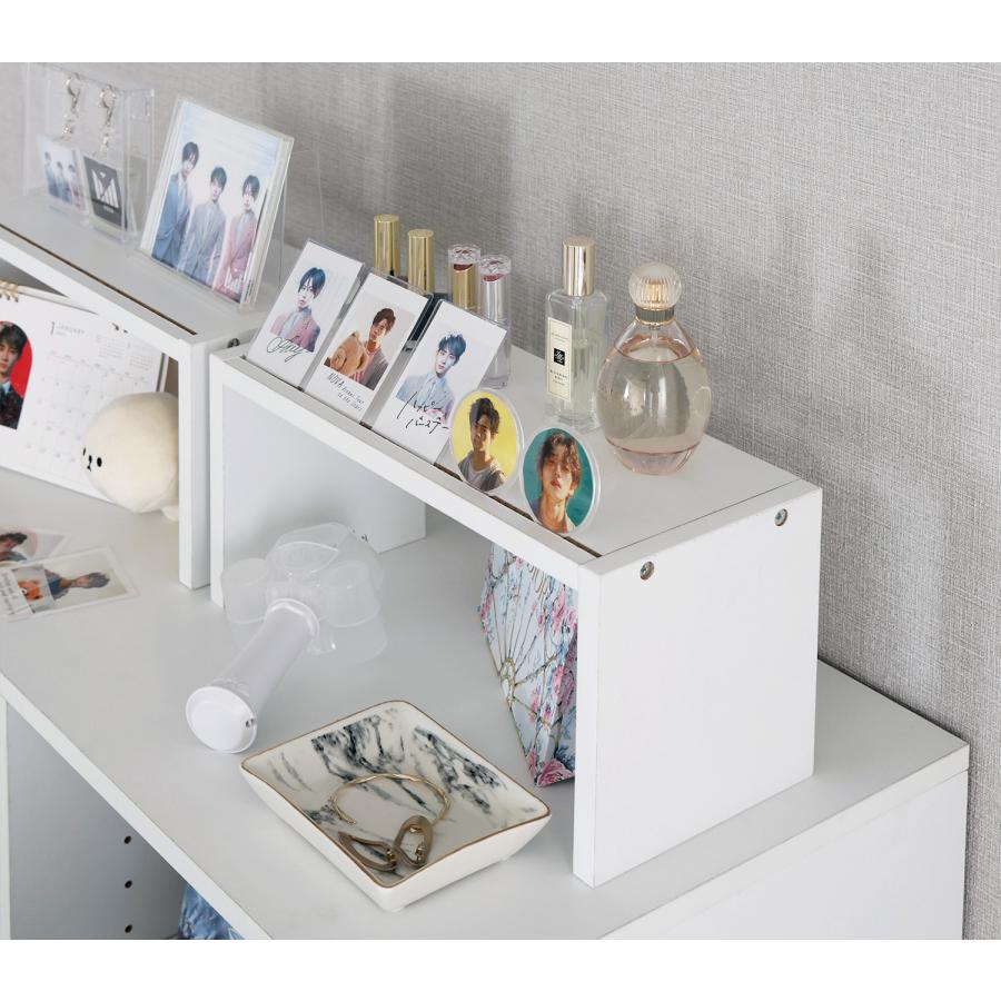 ホームテイスト（HOME taste） ラック 棚 扉付き 白 かわいい 推し活