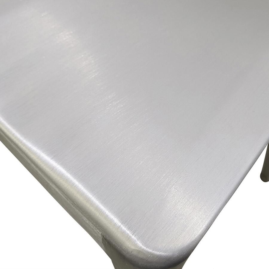 ネイビーチェア ハイタイプ おしゃれ バースツール アルミニウム 完成