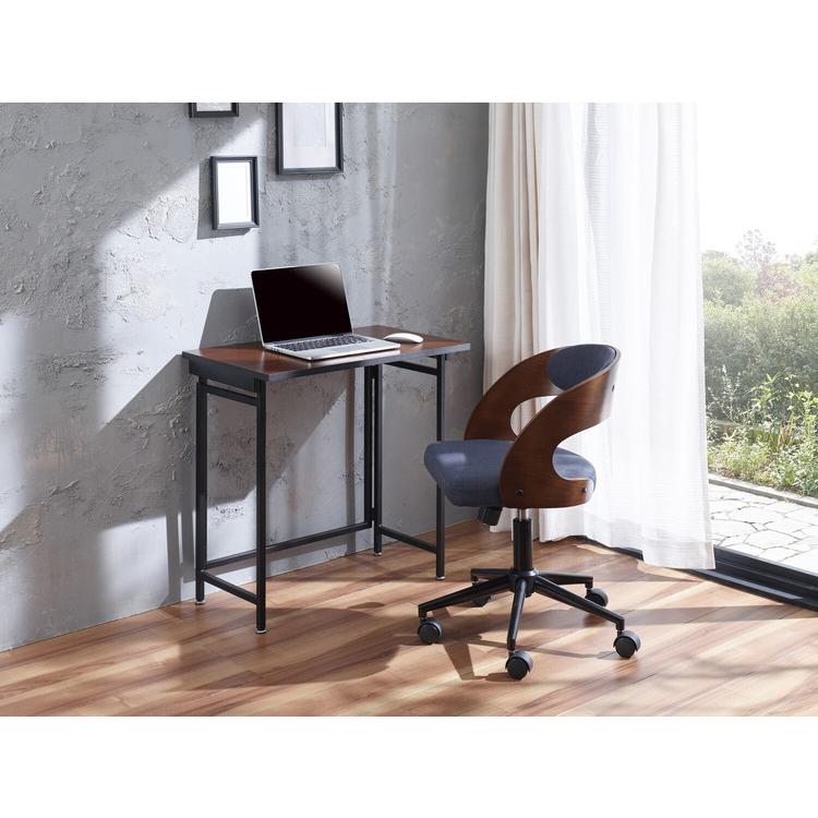 デスクチェア おしゃれ レトロ ファブリック キャスター 椅子 ミッドセンチュリー 回転 昇降 高さ調整 ローバック スツール