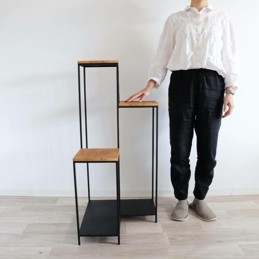 棚 ラック ヴィンテージ おしゃれ 花台 コーナー フラワースタンド