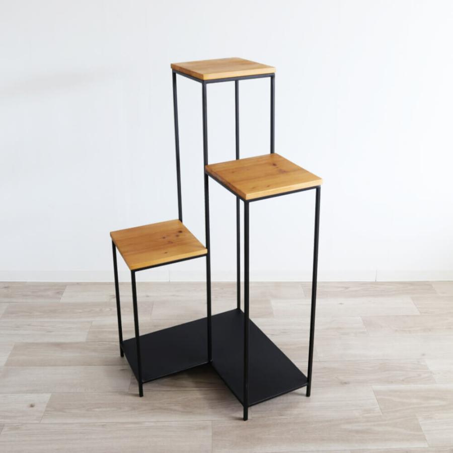 棚 ラック ヴィンテージ おしゃれ 花台 コーナー フラワースタンド