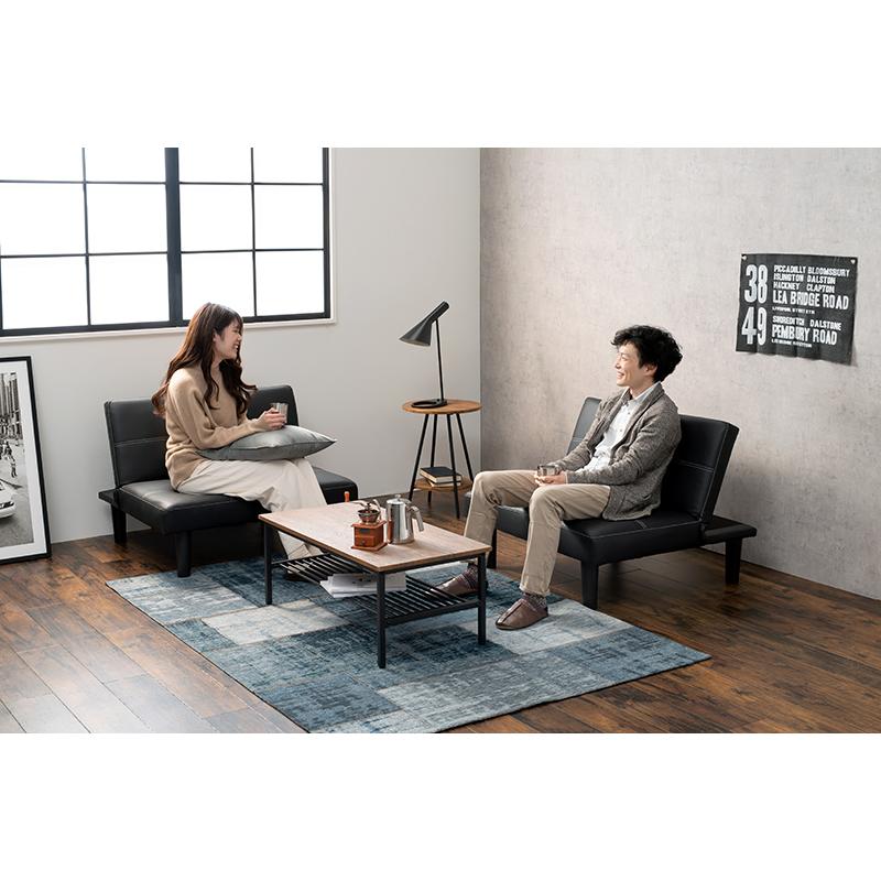 HAGiHARA ソファー 1人掛け リクライニング おしゃれ ベッド