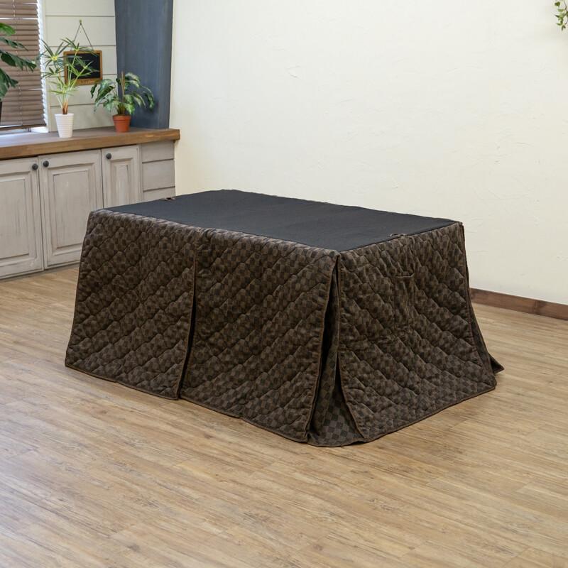 ダイニング　コタツカケ　こたつ布団　コタツ掛け布団　長方形 MODERN DECO ダイニングこたつ布団 高脚 コタツ ダイニング