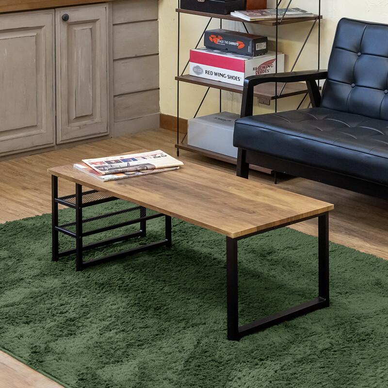 サカベ ローテーブル おしゃれ 木目 棚 北欧モダン ラック