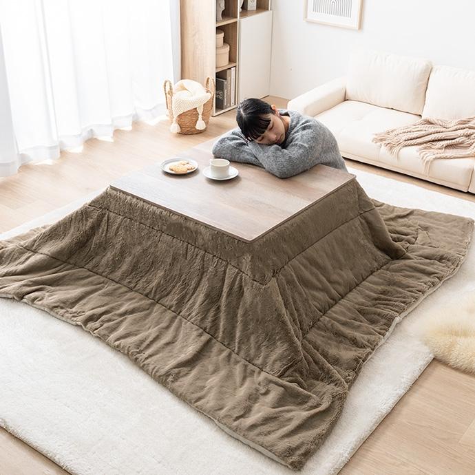 こたつテーブル おしゃれ 白 ナチュラルモダン かわいい 炬燵 デスク