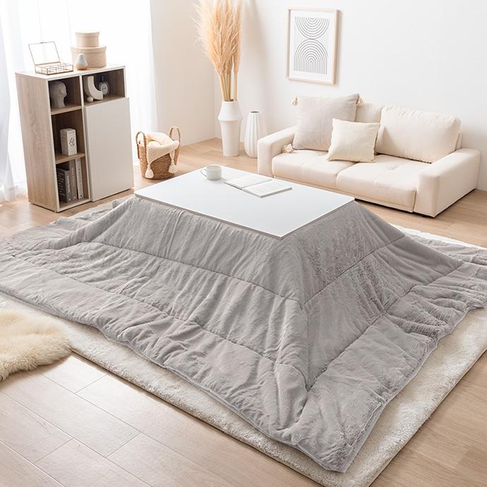 こたつテーブル おしゃれ 白 ナチュラルモダン かわいい 炬燵 デスク