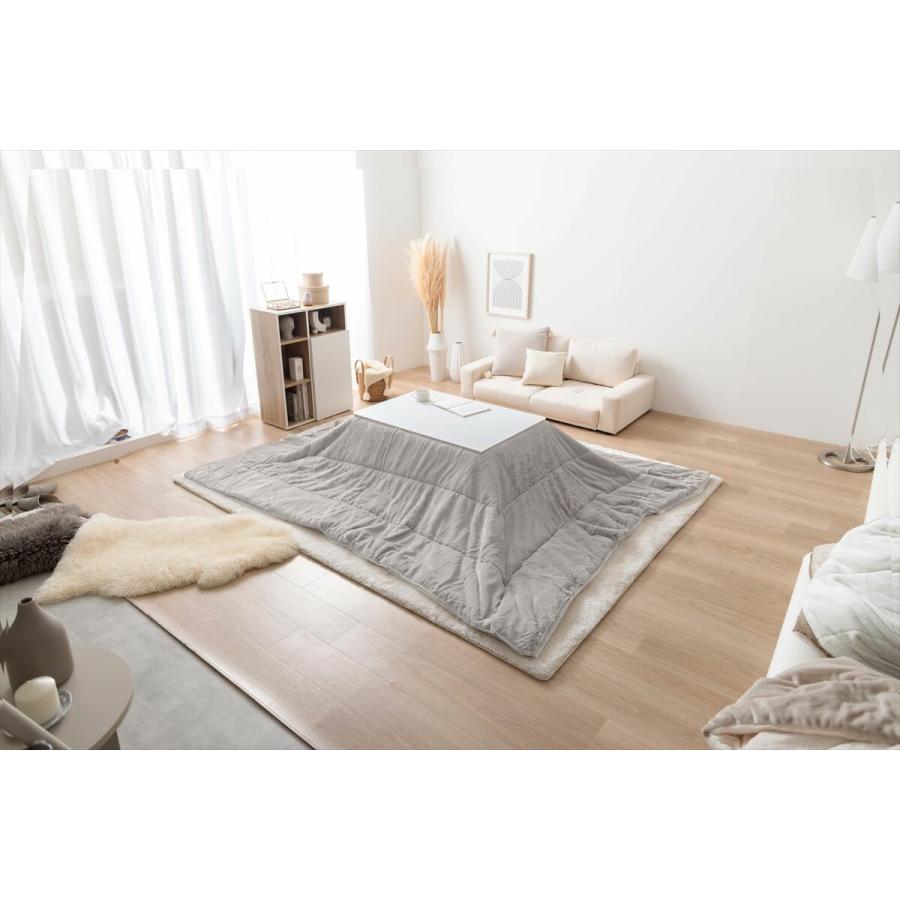 こたつテーブル コタツ 掛布団付き2点セット おしゃれ 白 かわいい