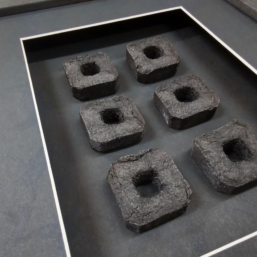 アート 炭 アートパネル 備長炭 インテリア 壁掛け 消臭 調湿 和モダン