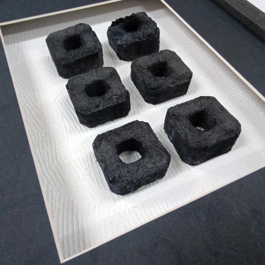 アート 炭 アートパネル 備長炭 インテリア 壁掛け 消臭 調湿 和モダン