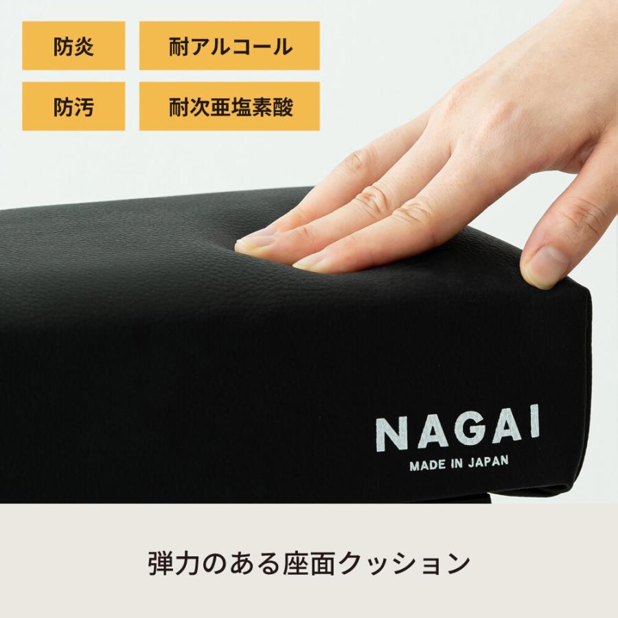 スタンディングチェア 椅子 昇降 ハイスツール レジチェア 作業用 高さ調節 黒 クッション 完成品 いす イス_10