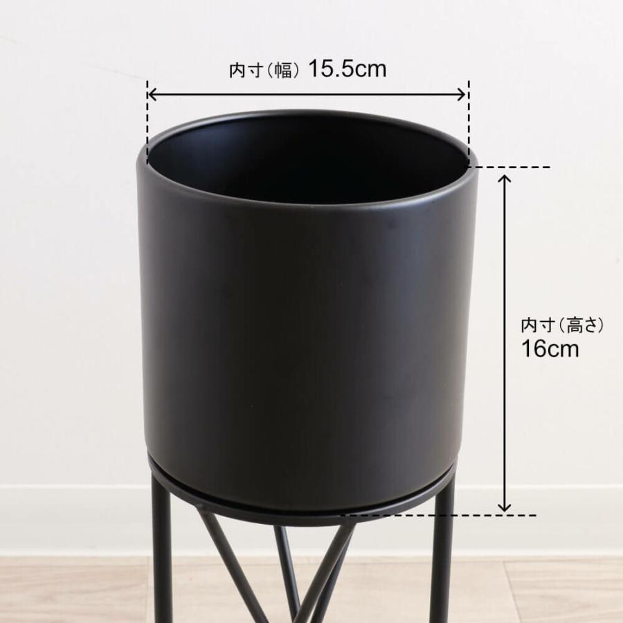 棚 ラック ヴィンテージ おしゃれ 花台 フラワースタンド ボタニカル インダストリアル 完成品 アイアン プランターポッド コーナー 5号鉢まで_7