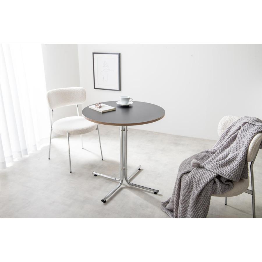 カフェテーブル 2人用 丸 円形 ダイニング おしゃれ 北欧モダン 食卓