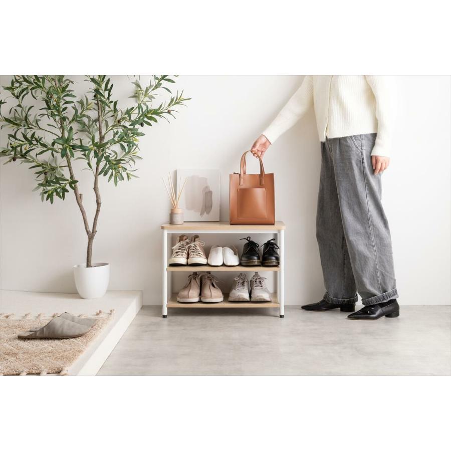 棚 シューズラック 靴 玄関収納 エントランスベンチ 北欧モダン