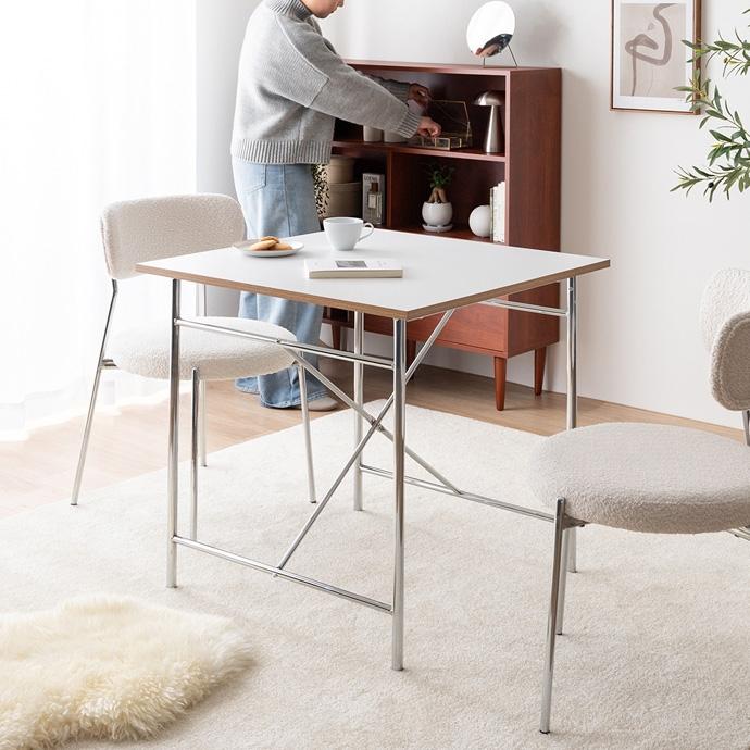 ダイニングテーブル 2人用 おしゃれ 北欧モダン 食卓 机 デスク ミッド