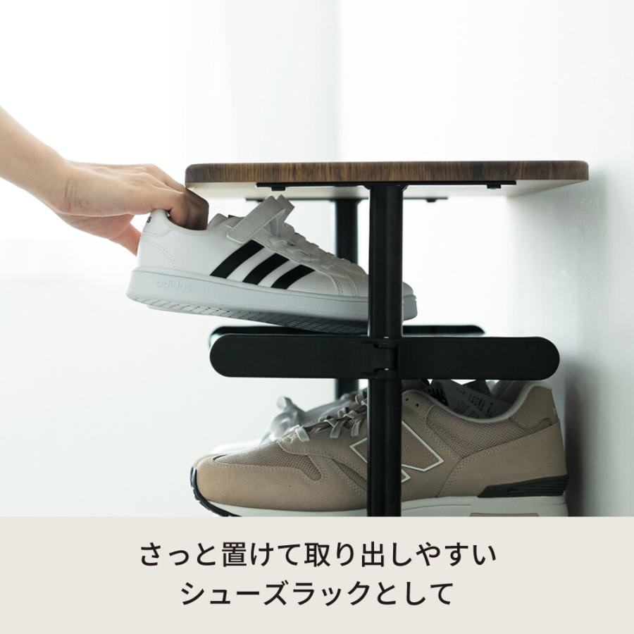 ラック 棚 木製 おしゃれ 北欧モダン シェルフ シンプル 木目柄 ワンタッチサイズ調整 省スペース 幅600mm_5