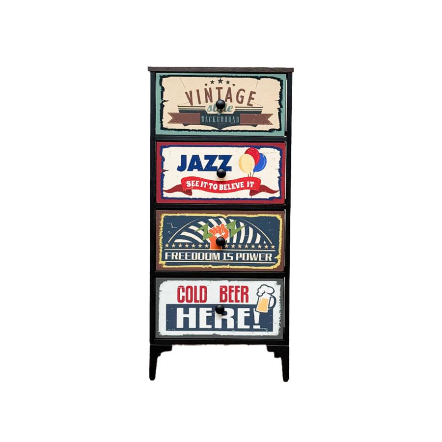 チェスト アメリカン タンス ヴィンテージ風 スチール たんす おしゃれ